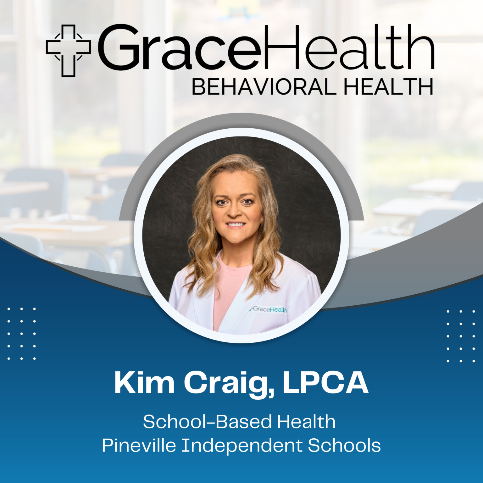 Grace Health Kimberly Craig, LPCA, to Behavioral Health Team